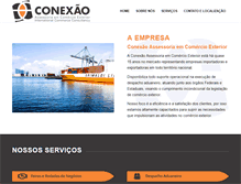 Tablet Screenshot of conexaocomex.com.br